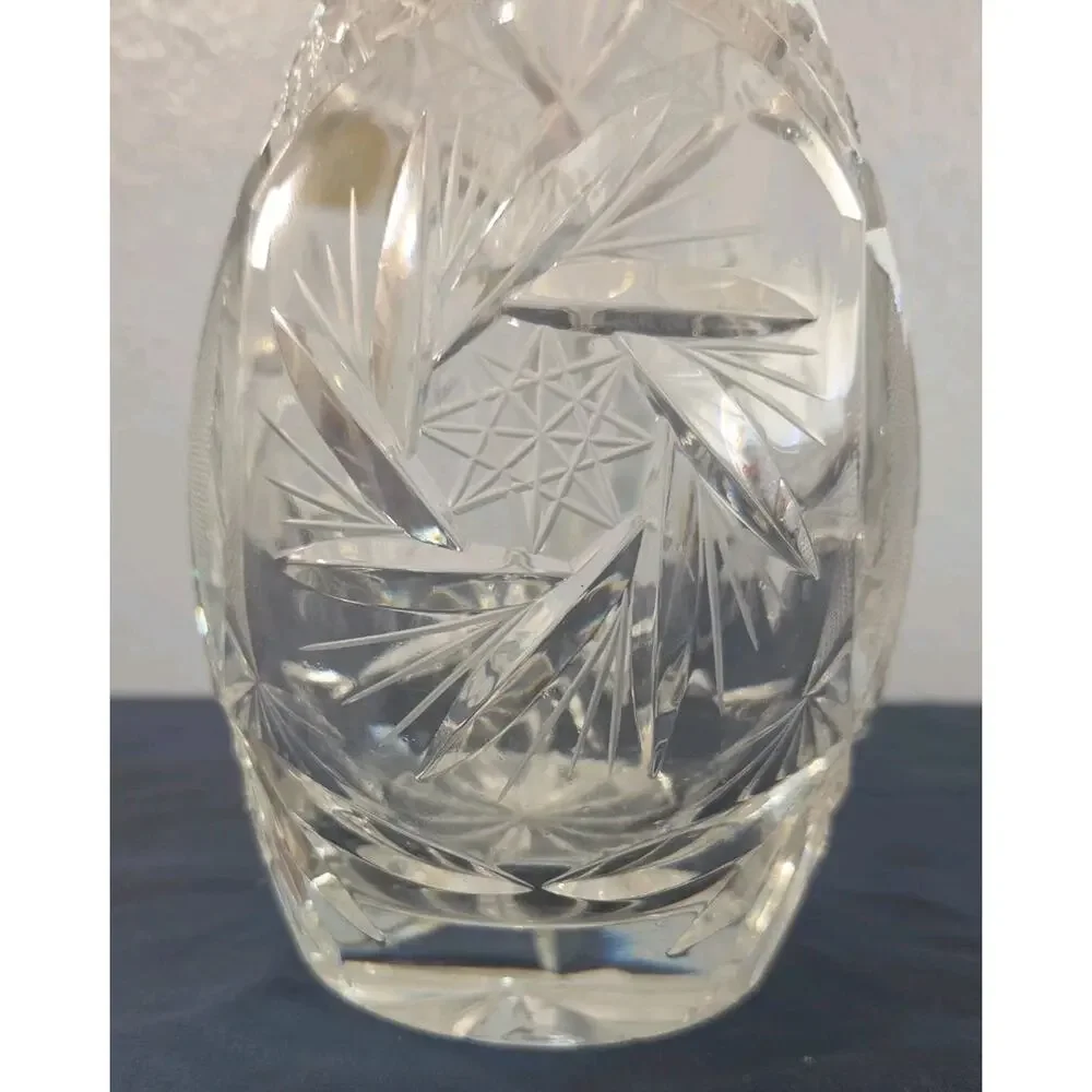 Vintage Lausitzer 24% Lead Crystal Decanter Made in German Democratic Republic